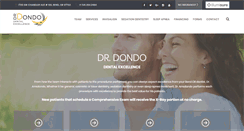 Desktop Screenshot of benddentistdrdondo.com